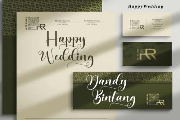 Ameliya Dating Font - Preview 3