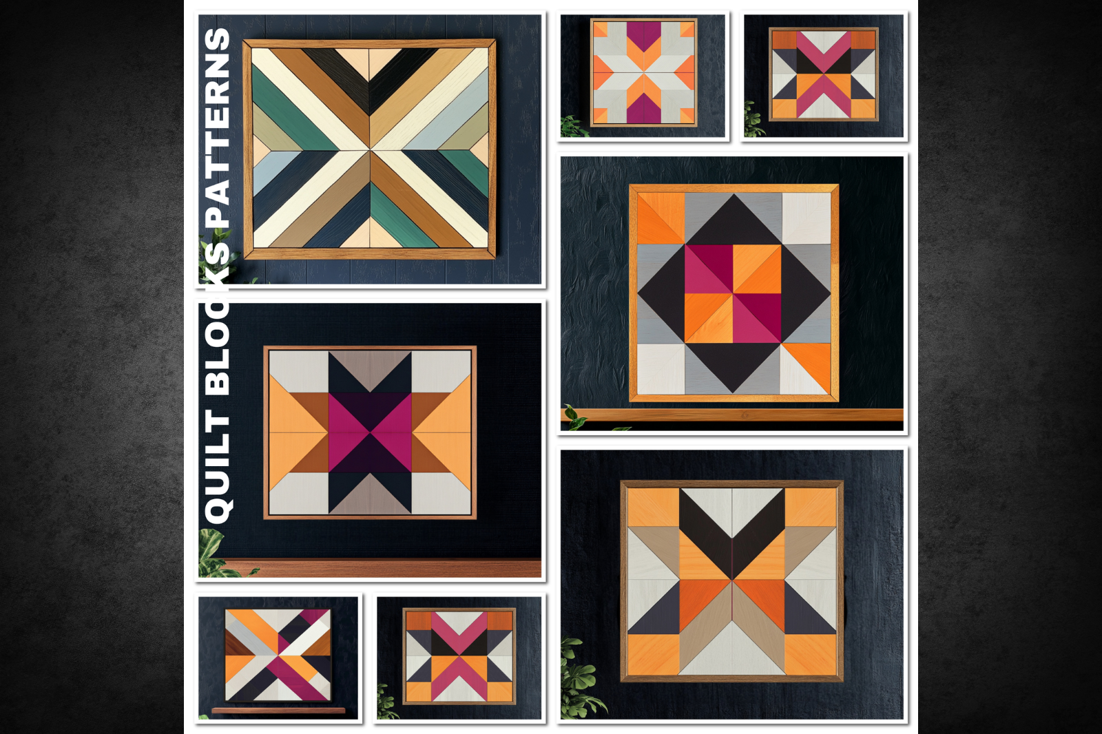 Barn Quilt Laser Cut SVG Bundle 751