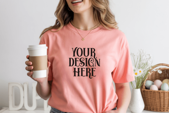 Bella Canvas 3001 Easter T-shirt Mockup
