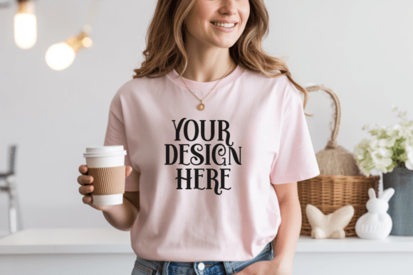 Bella Canvas 3001 Easter T-shirt Mockup