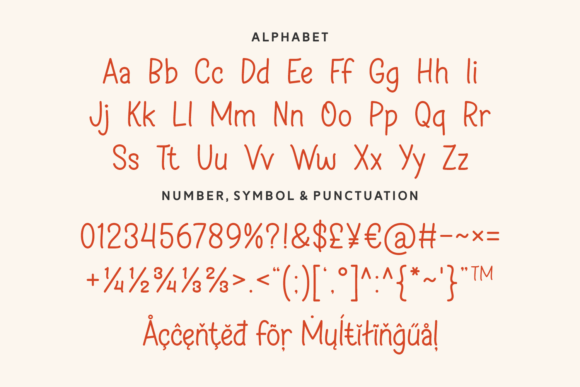 Biscuit Alphabet Font - Preview 3