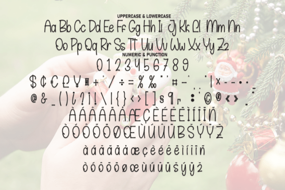 Bracelet Christmas Font - Preview 6