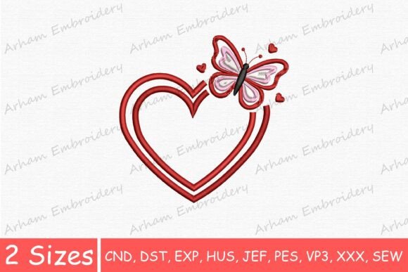 Butterfly Heart Frame
