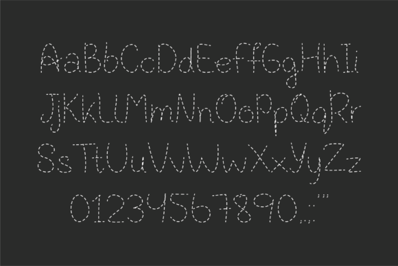 Dotstitch Font - Preview 1