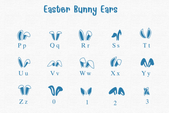 Easter Bunny Ears Font - Preview 2