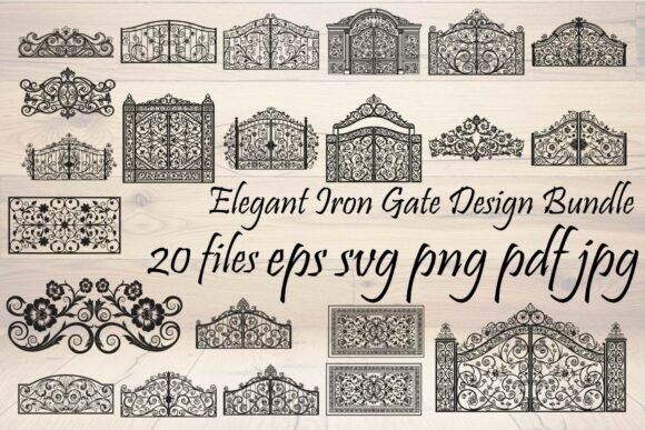 Elegant Iron Gate Design Bundle