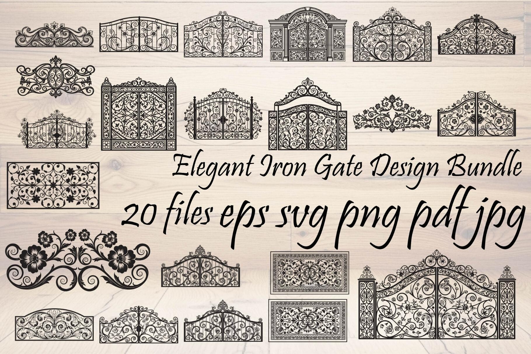 Elegant Iron Gate Design Bundle