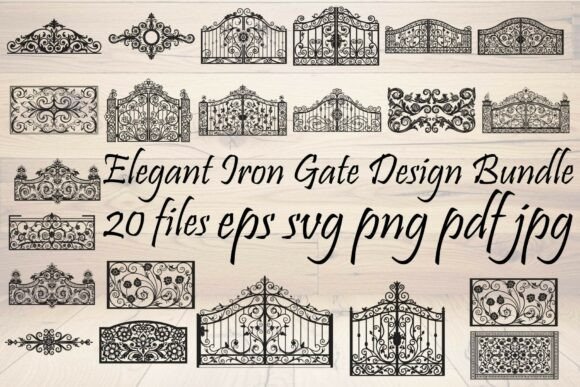 Elegant Iron Gate Design Bundle