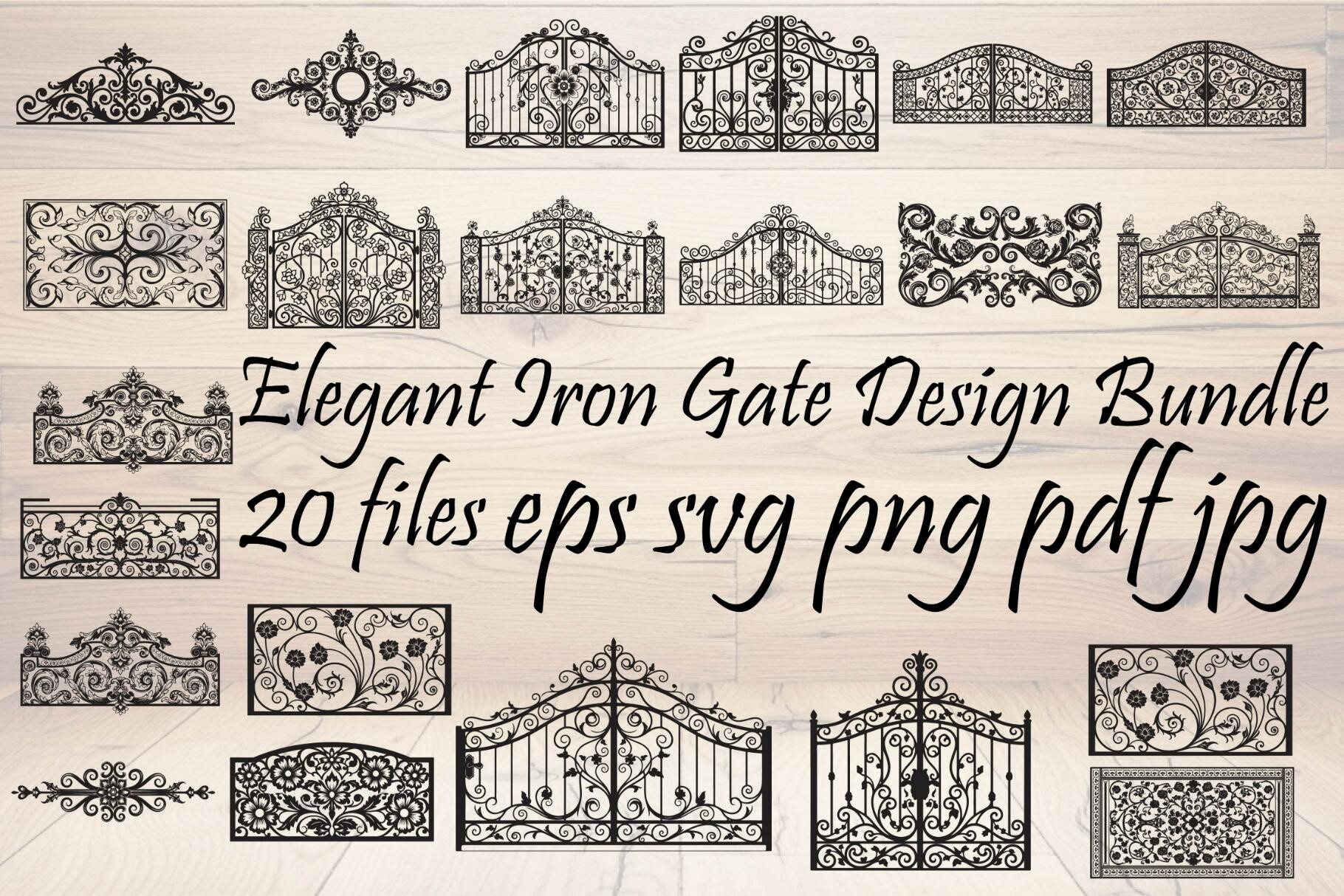 Elegant Iron Gate Design Bundle