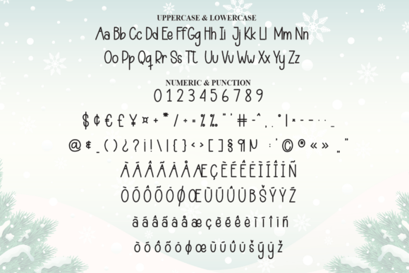 Frosty Christmas Font - Preview 6
