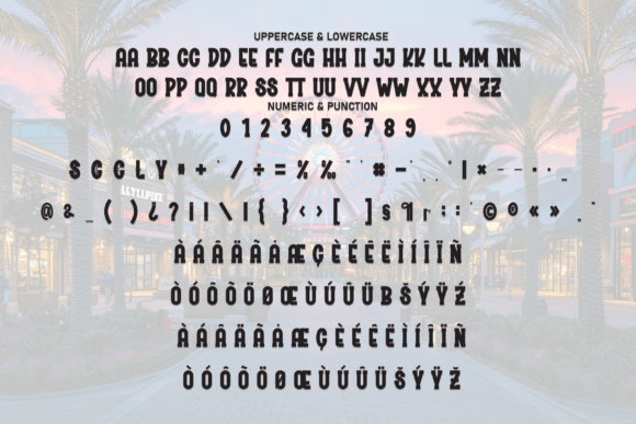 Lasvegas Font PNG with transparent background - Preview 6