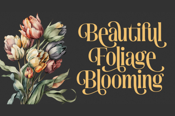 Mariskha Font PNG with transparent background - Preview 1