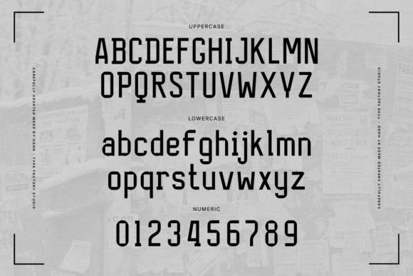 Mionet Font PNG with transparent background - Preview 1