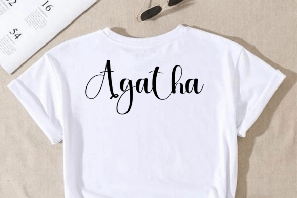 Monogram Handwriting Font PNG with transparent background - Preview 1