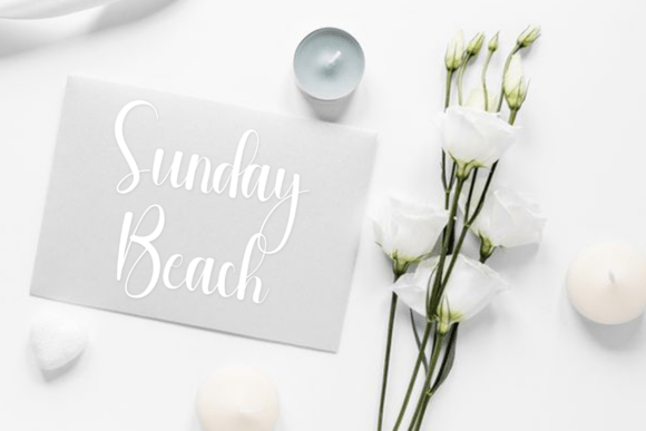 Monogram Handwriting Font PNG with transparent background - Preview 2