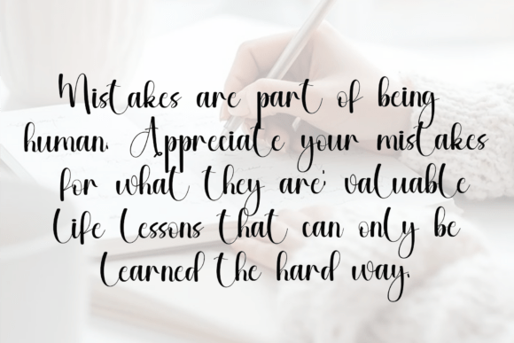 Monogram Handwriting Font PNG with transparent background - Preview 4