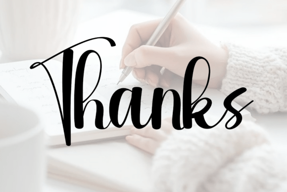 Monogram Handwriting Font PNG with transparent background - Preview 6