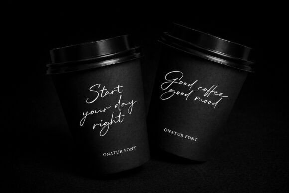 Onatur Font PNG with transparent background - Preview 1