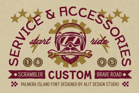 Palmera Island Font PNG with transparent background - Preview 6