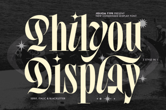 Philyou Display Display Font By joliciatype