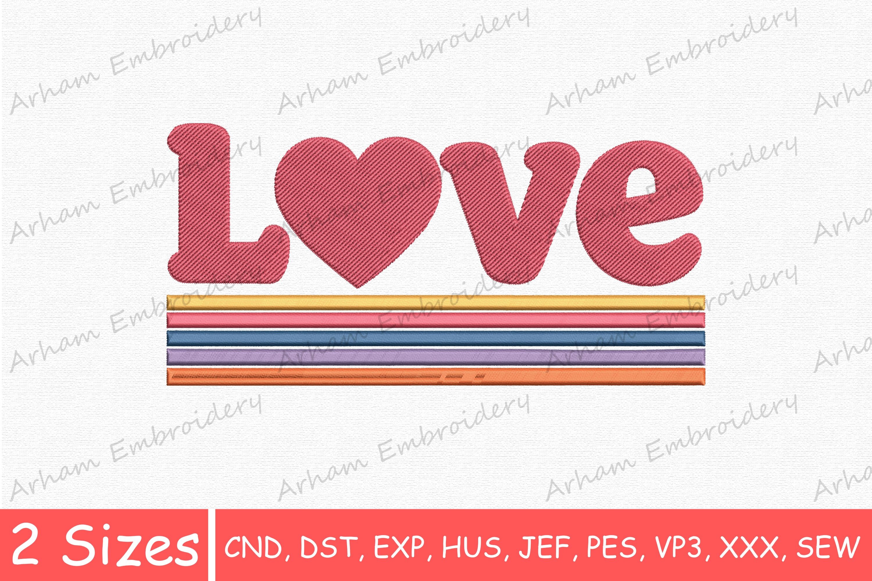 Retro Valentine Love Heart