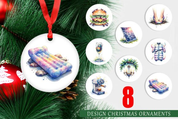 Sarcastic Glamping Fails PNG Ornament
