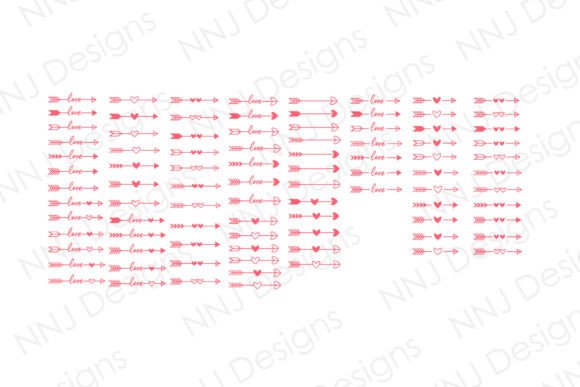 Valentine Arrow SVG Bundle