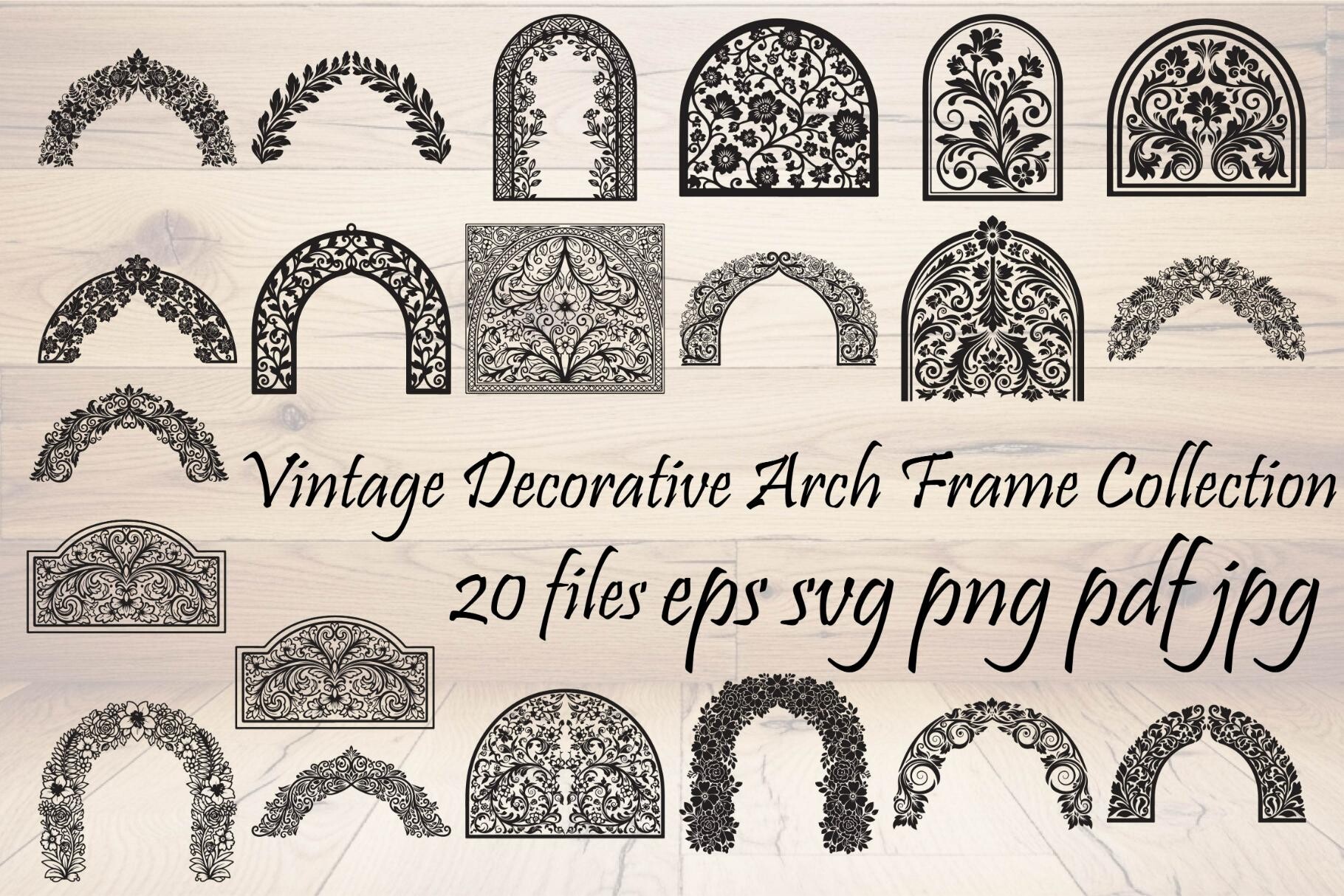 Vintage Decorative Arch Frame Collection