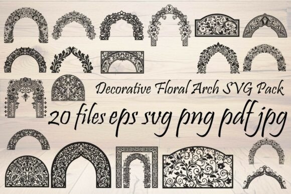 Vintage Ornamental Arch Frame Vector
