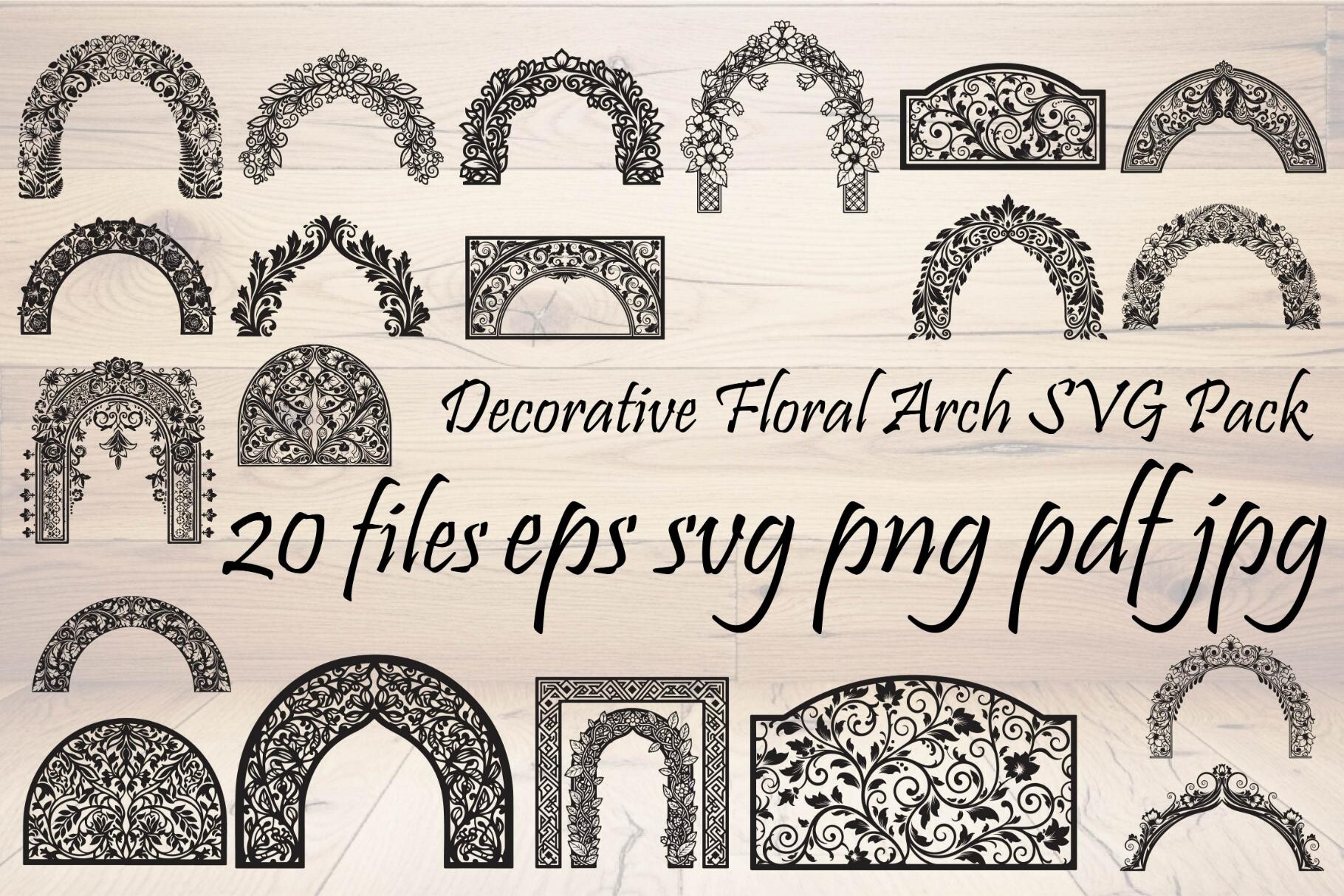 Vintage Ornamental Arch Frame Vector