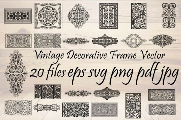 Vintage Ornamental Arch Frame Vector
