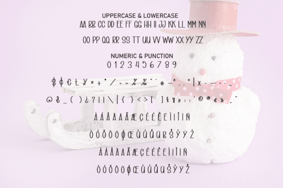 Barbie Snowman Font - Preview 6