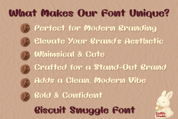Biscuit Snuggle Font - Preview 2