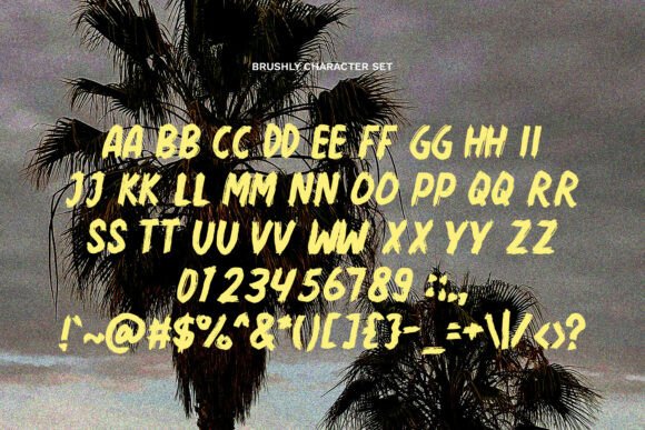 Brushly Font - Preview 4