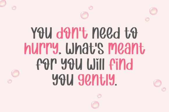 Bubbly Valentine Font - Preview 2