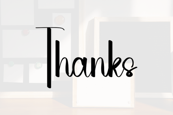 Chunky Valentine Font PNG with transparent background - Preview 4