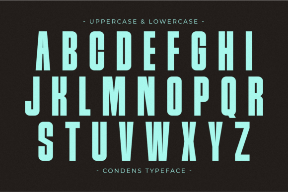 Condens Font - Preview 4