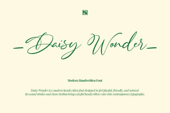 Daisy Wonder Font - Preview 1