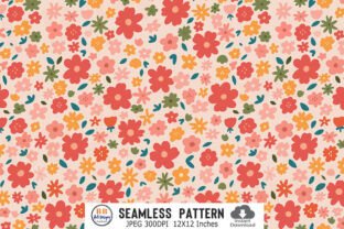 Ditsy Floral Pattern Spring Flower Paper