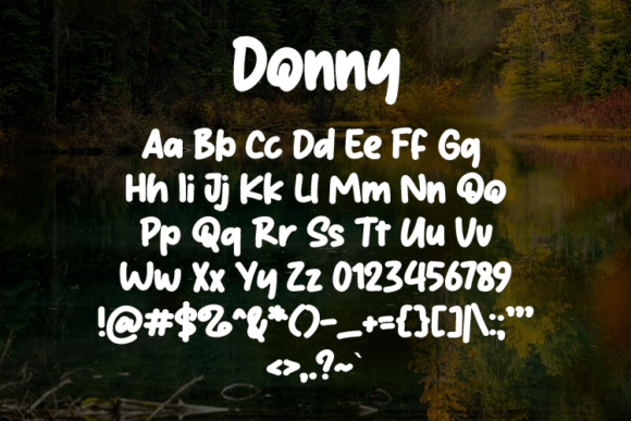 Donny Font - Preview 1