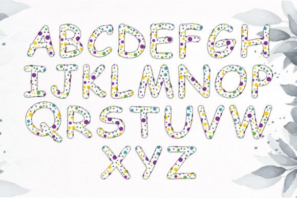 Festive Carnival Pack Font PNG with transparent background - Preview 1