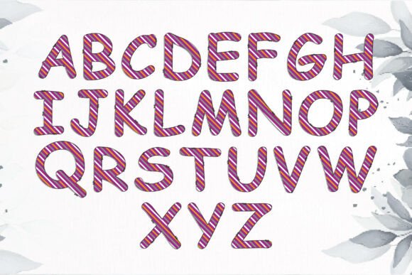 Festive Carnival Pack Font PNG with transparent background - Preview 4