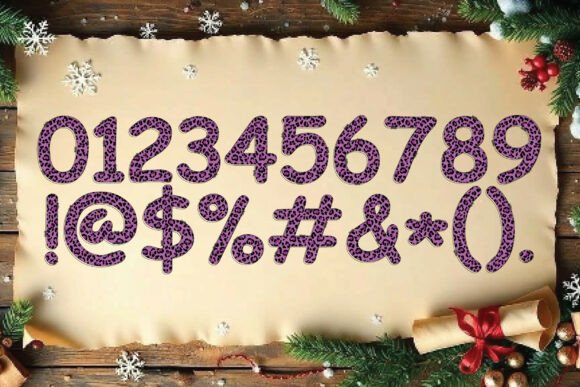 Festive Carnival Pack Font PNG with transparent background - Preview 6