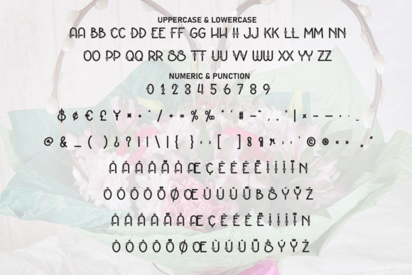 Flower Bucked Font - Preview 6