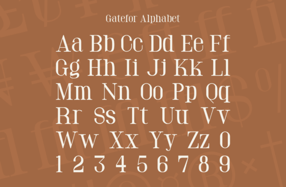 Gatefor Font - Preview 5