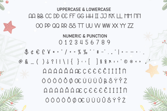 House Santa Font PNG with transparent background - Preview 6