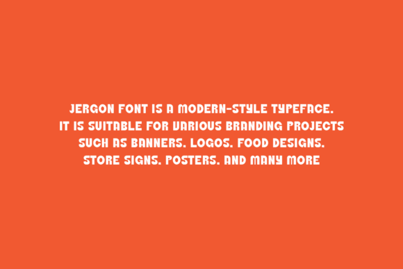 Jergon Font PNG with transparent background - Preview 5