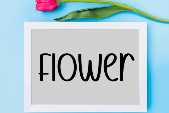 Nature Valentine Font PNG with transparent background - Preview 2