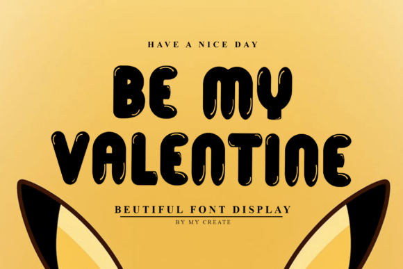 Pikachu Font PNG with transparent background - Preview 6