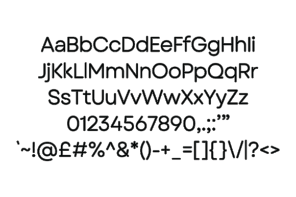 Quantis Font PNG with transparent background - Preview 2
